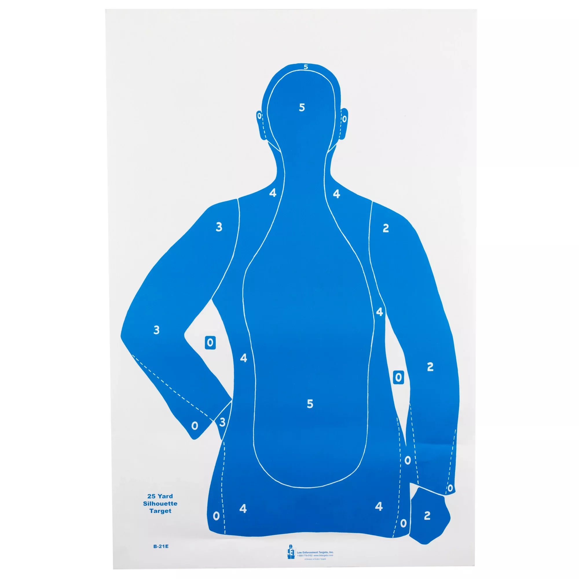 Action Tgt B 21E Blue 100PK