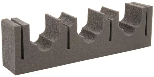 Allen 5658 Firearm & Fishing Rod Magnetic Holder Black Metal/Foam Holds 3 Rifle/Shotgun