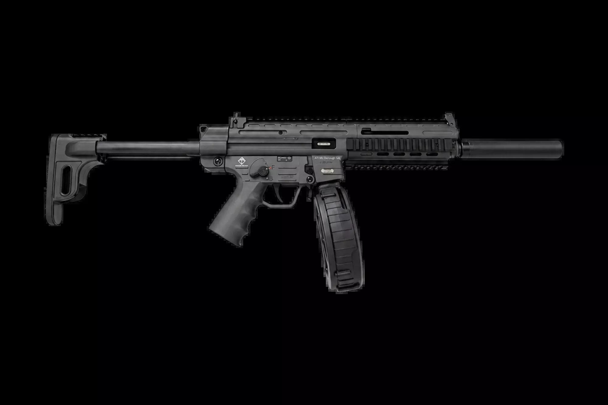 ATI GSG-16 Carbine 22LR Rifle 16.25" Black Synthetic 110RD Rotary Mag