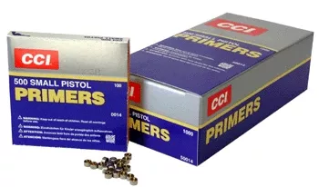 CCI Primers 500 Small Pistol