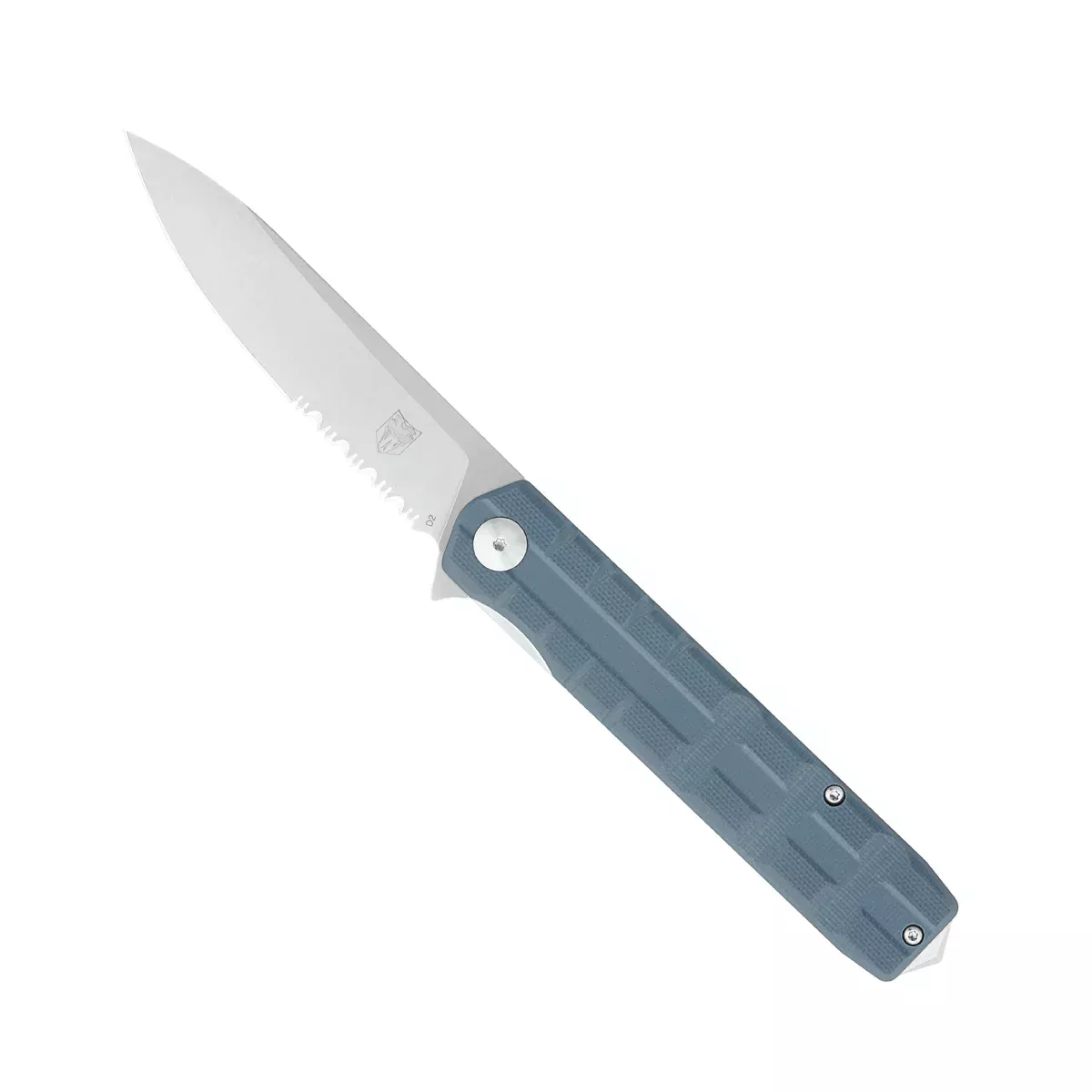 Cobratec KUZIO Side FLP Gray G10 3.25" Drop Serrated