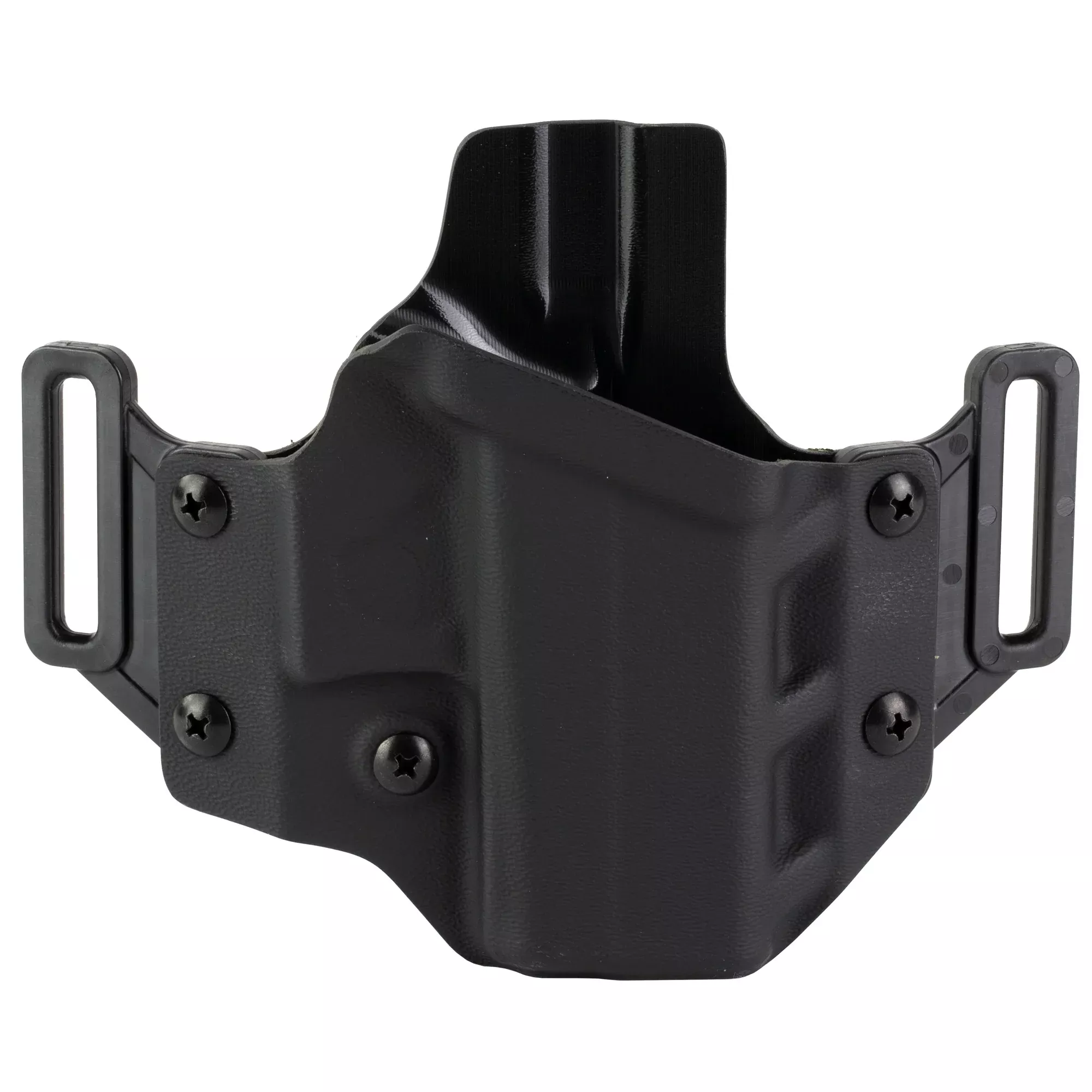 Crucial Concealment CRU1002 Outside Waistband Holster for Glock 43/43X, Right Hand, Black Kydex