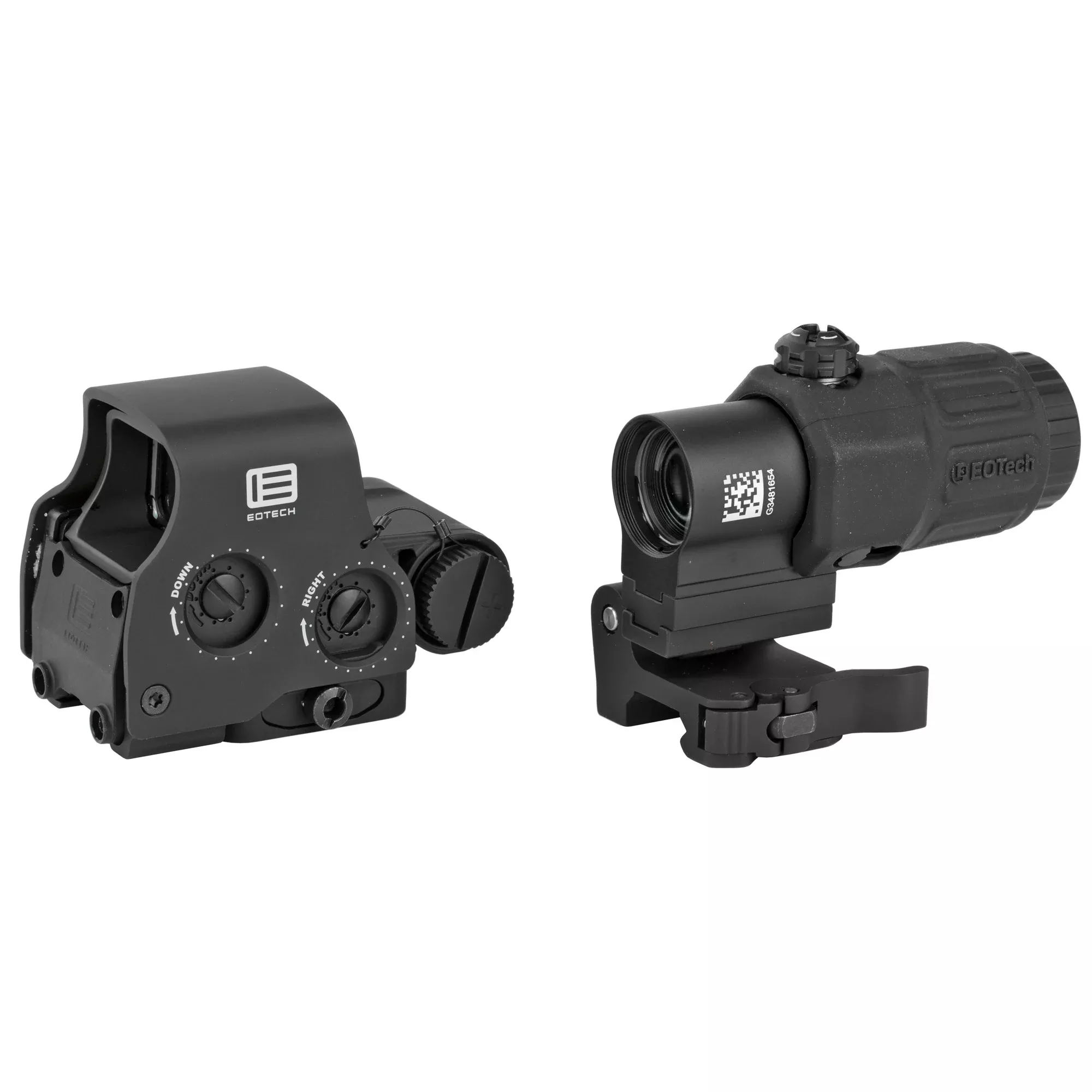 EOTech Holographic Hybrid Sight, EXPS2-2 Sight With G33 Magnifier, Matte Finish, Black