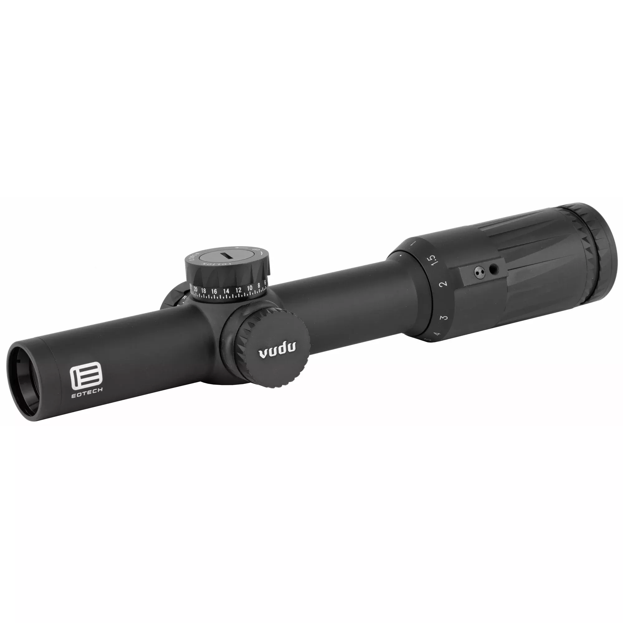 EOTech Vudu Rifle Scope, 1-6X24mm, Sr-2 (7.62 Bdc) Illuminated Reticle, First Focal Plane, Matte Finish, Black