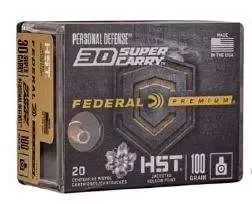 Federal 30 SPR Carry 100G HST JHP