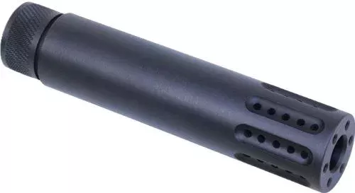 GUNTEC SLIP OVER BARREL SHROUD – MULTI PORT MUZZLE BRAKE AR15