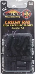 Harvester Sabot Only 50 Caliber for 45 Caliber Bullets 50-Pack Crushed Rib