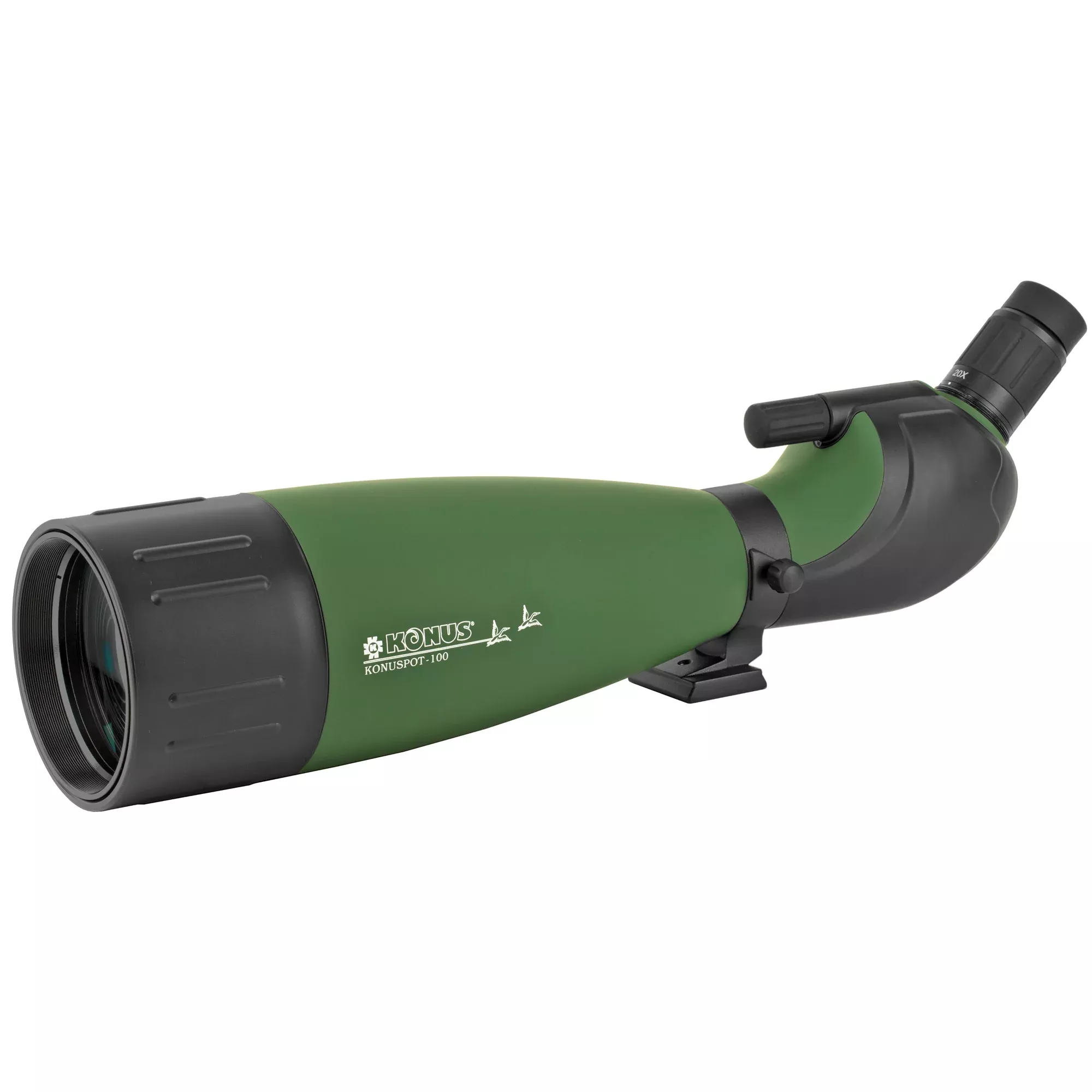 Konus Konuspot-100, Spotting Scope, 20-60X100, 74OZ, Green/Black Color, Includes Storage Case, Smart Phone