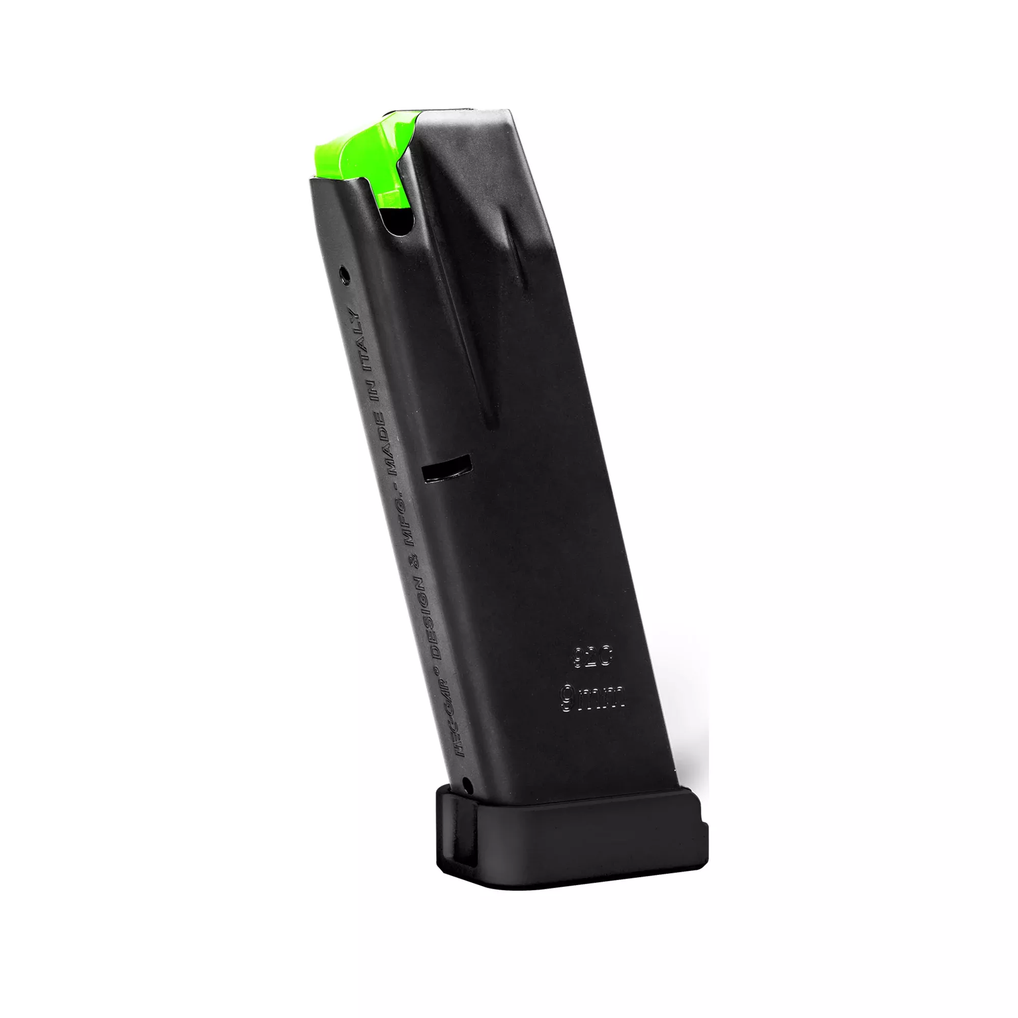 Mec-Gar USA MEC-GAR MAG BER 92FS CP 9mm 18-Round Magazine in Black