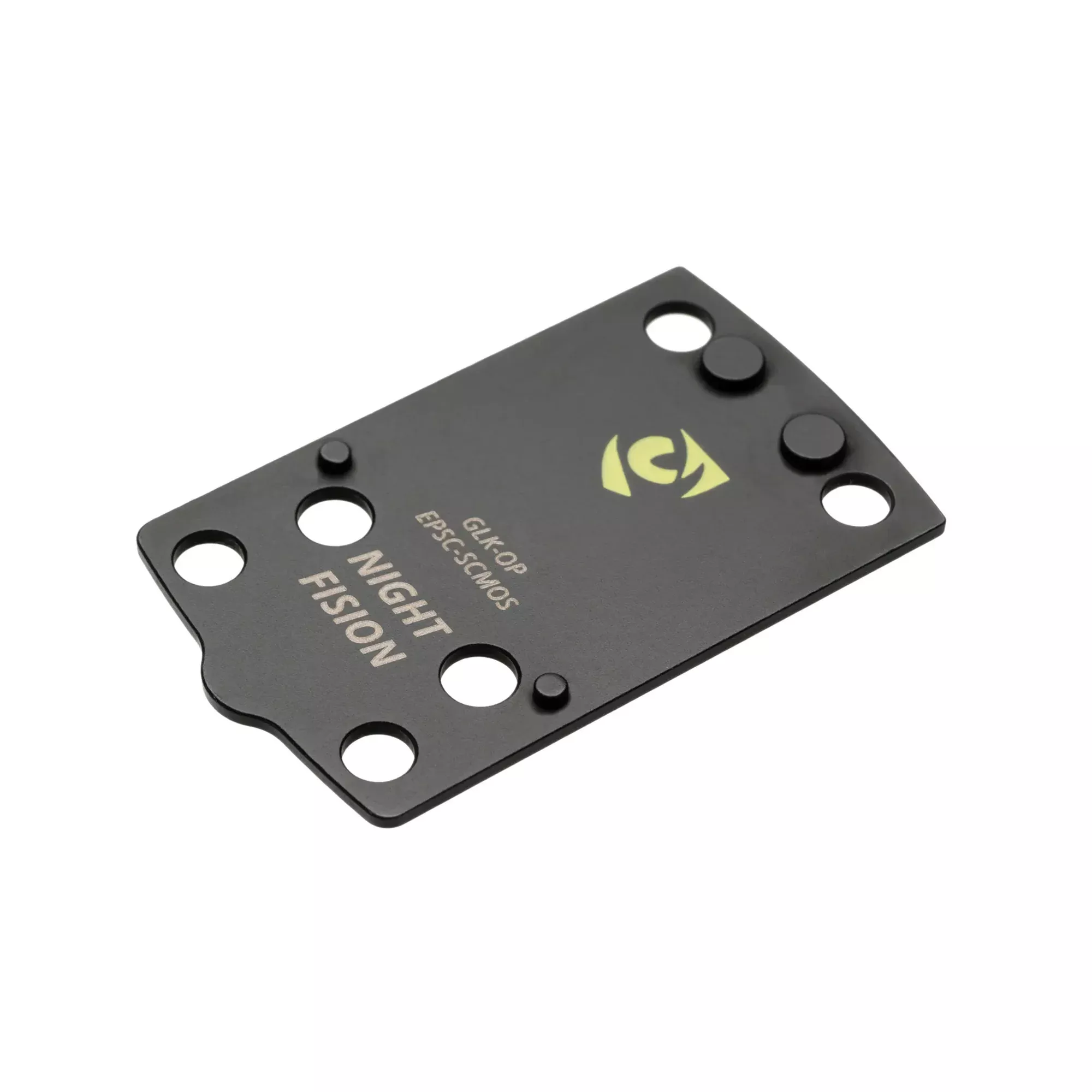 Night Fision Pistol Optic Plate, Fits Glock 43X/48 MOS Holosun Eps Carry, Black