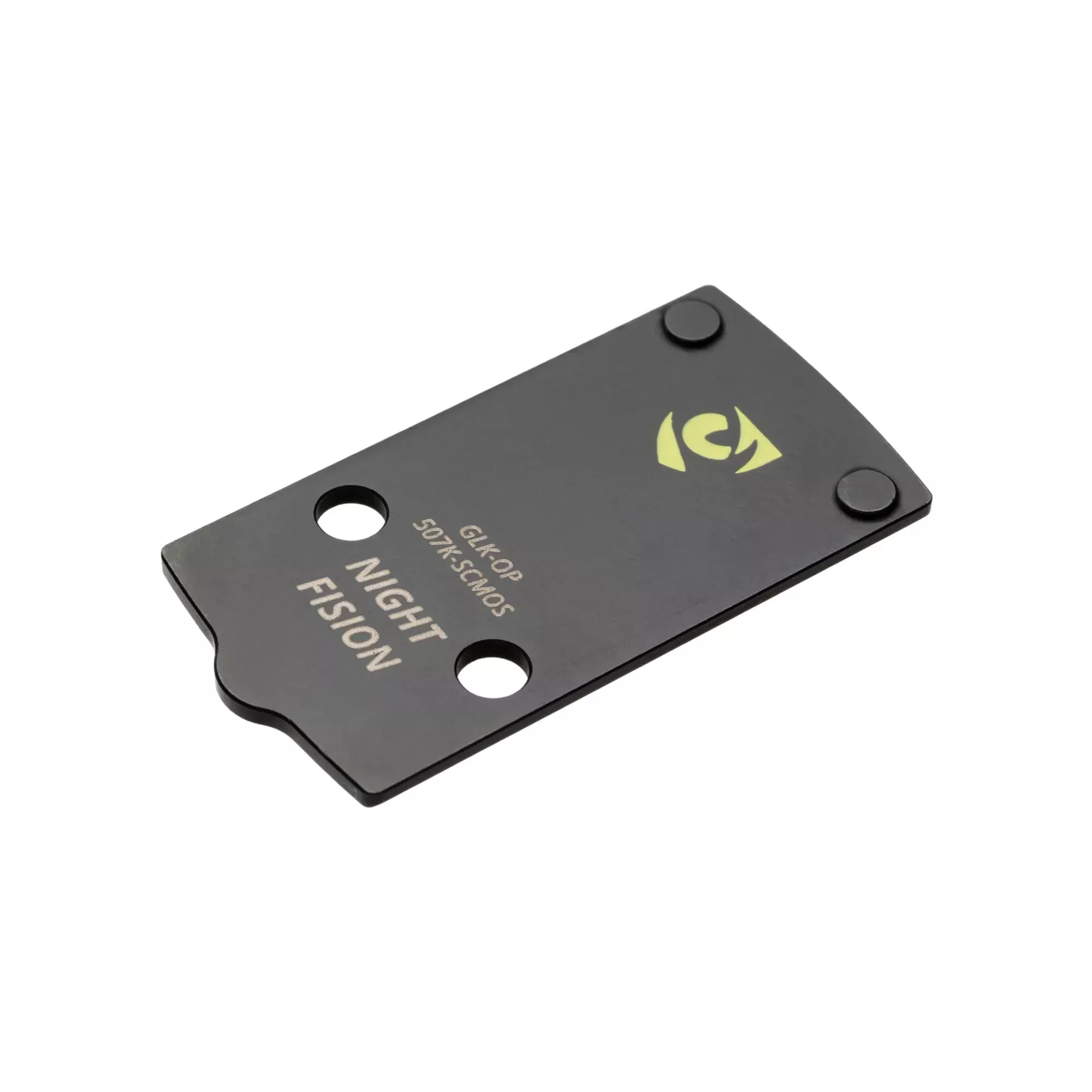 Night Fision Pistol Optic Plate, Fits Glock 48/43X, Holosun 507K, Black
