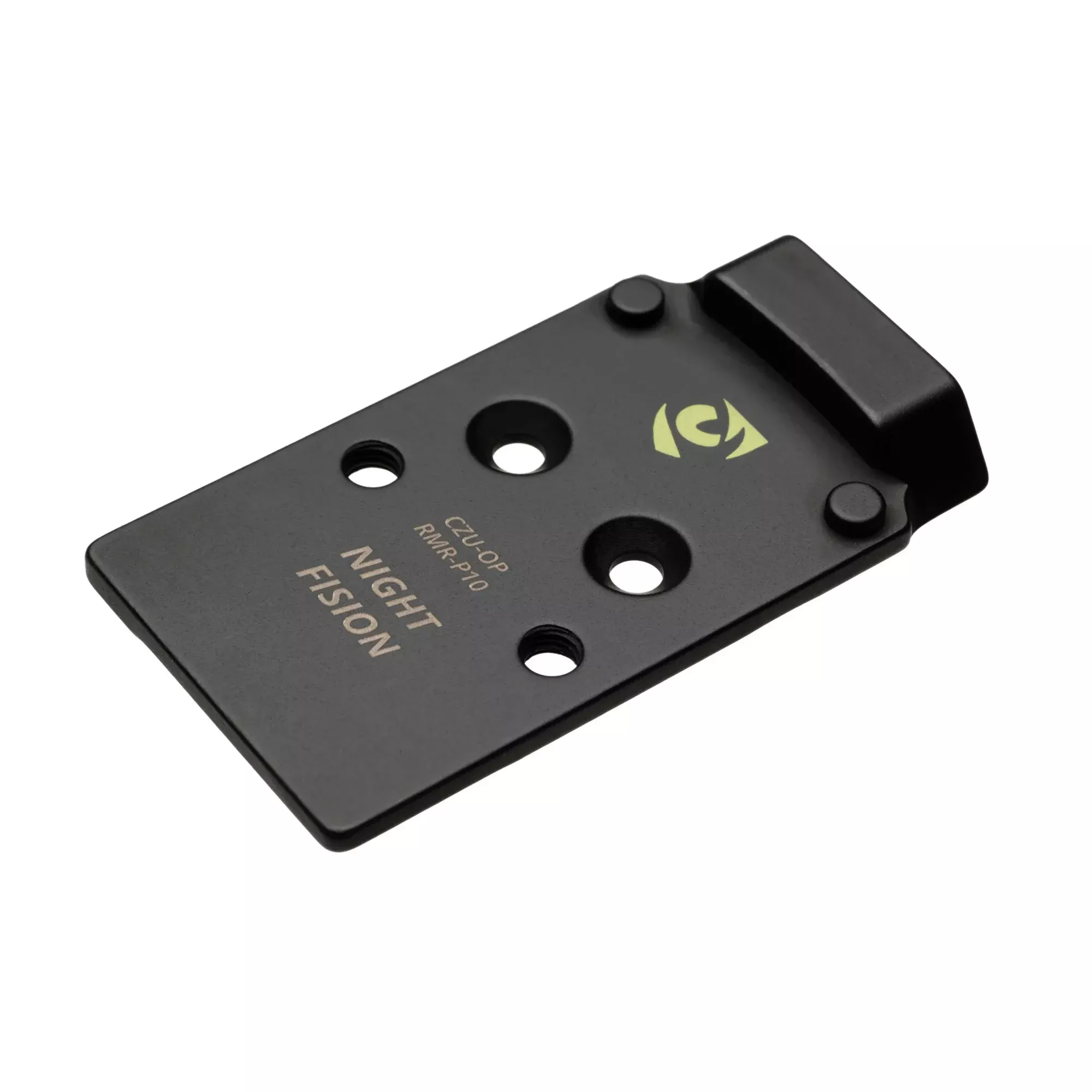 Night Fision Pistol Optic Plate, Fits Optic Ready Cz P10, Trijicon RMR/Holosun 507C, Black