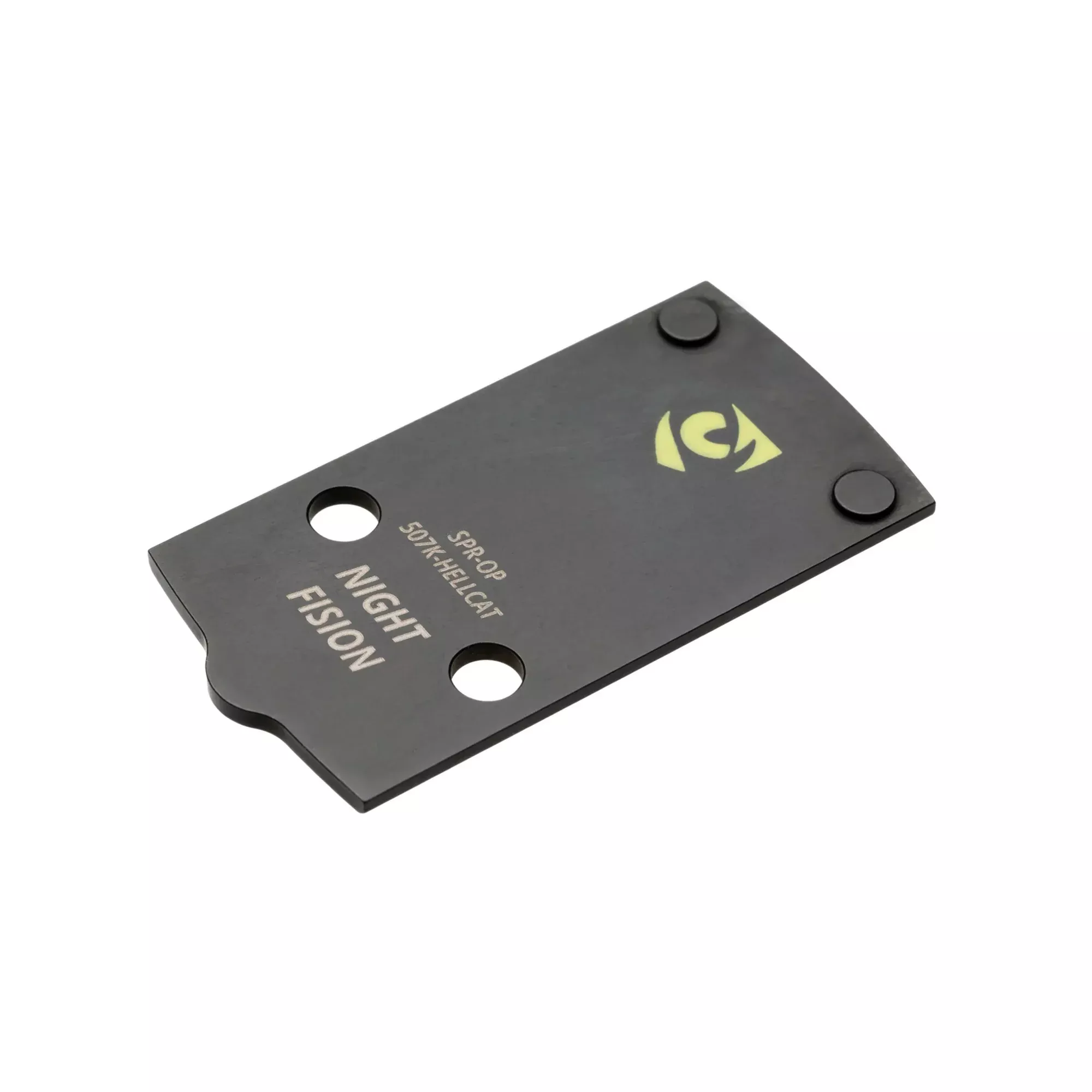 Night Fision Pistol Optic Plate, Fits Springfield Hellcat, Holosun 507K/407K, Black