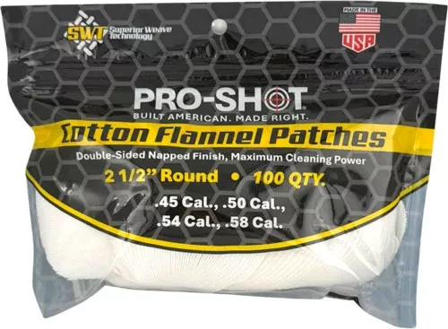 Pro Shot Cleaning Patch Cotton