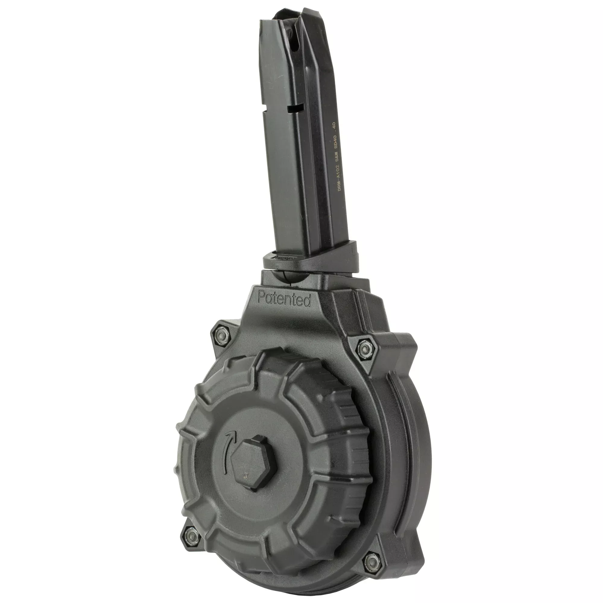 ProMag Industries S&W SD40 40 S&W 50-Round Drum Magazine, Black