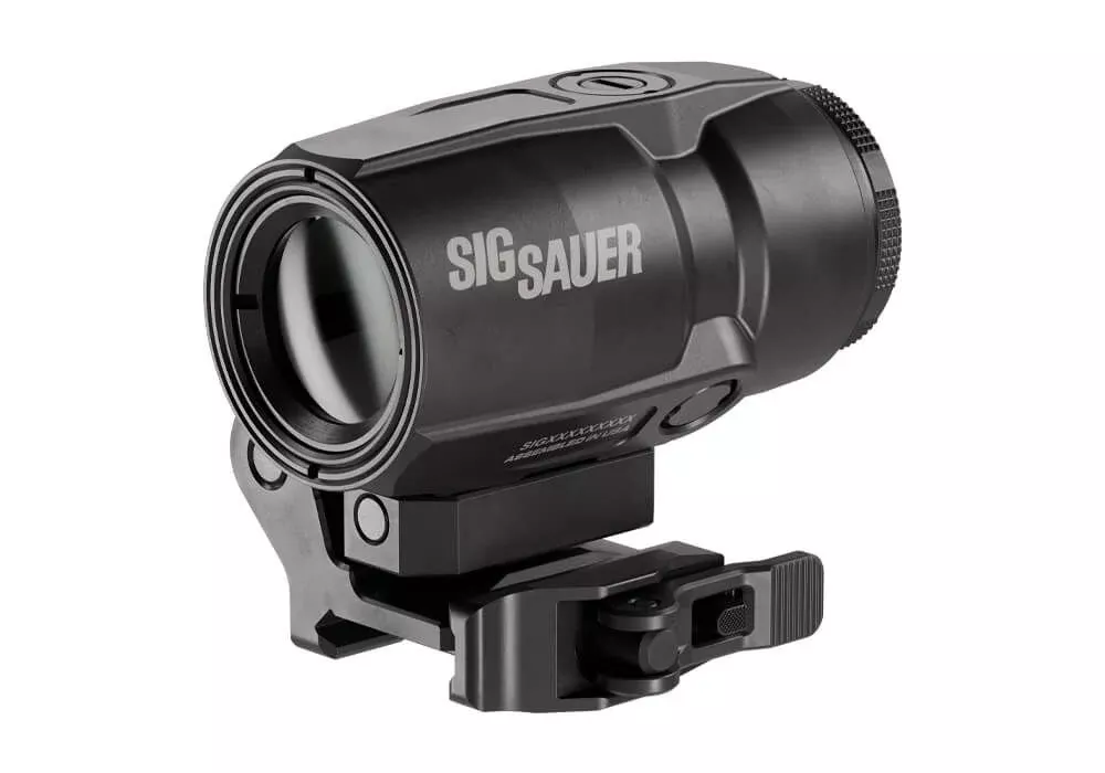 Sig Sauer Juliet3T-AMR 3x Magnifier with Powercam90 QR Mount