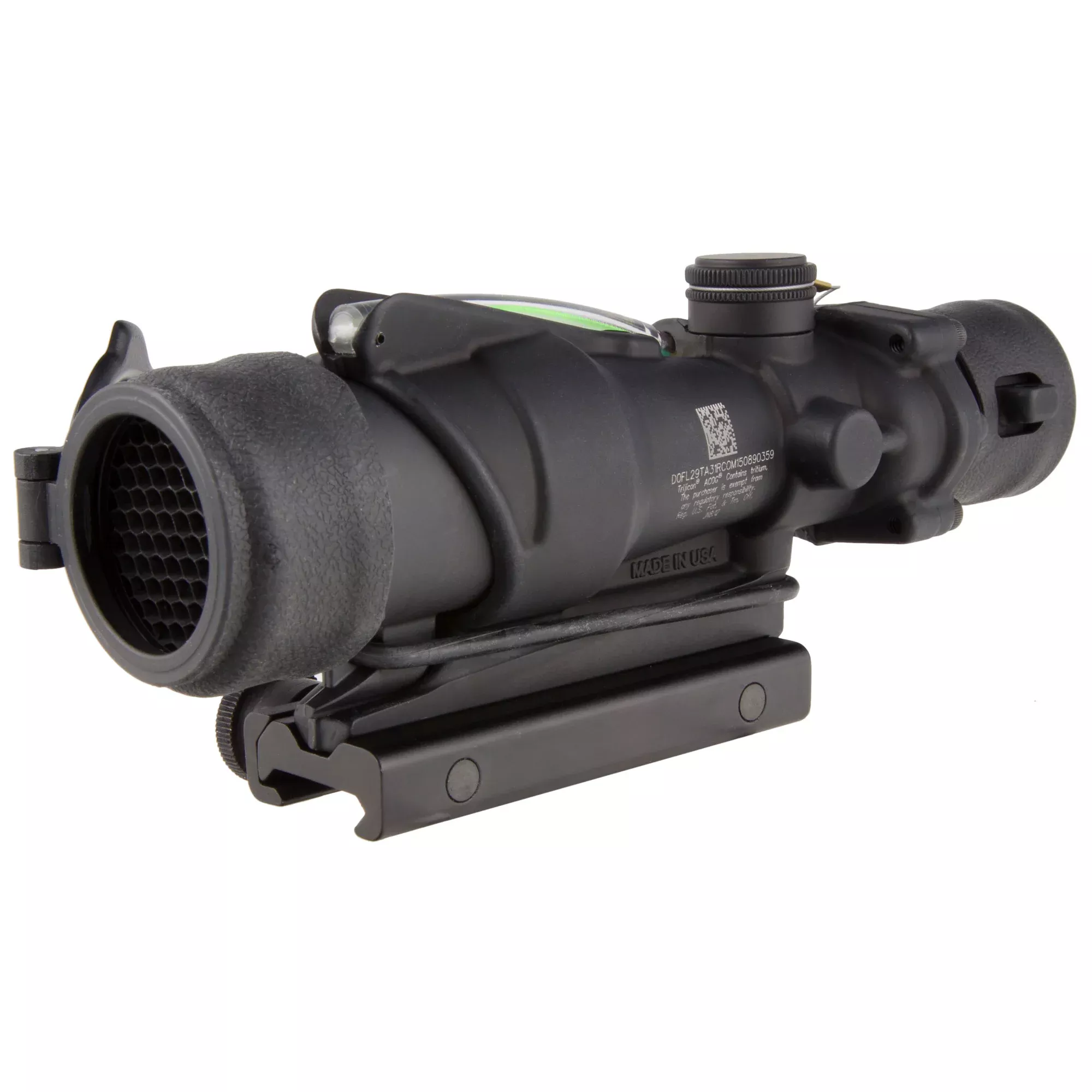 Trijicon Acog, 4X32, Dual Illuminated Green Chevron, Army Rifle Combat Optic (rco) For The M150, With TA51 Mount